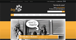 Desktop Screenshot of bigpawanimation.co.uk